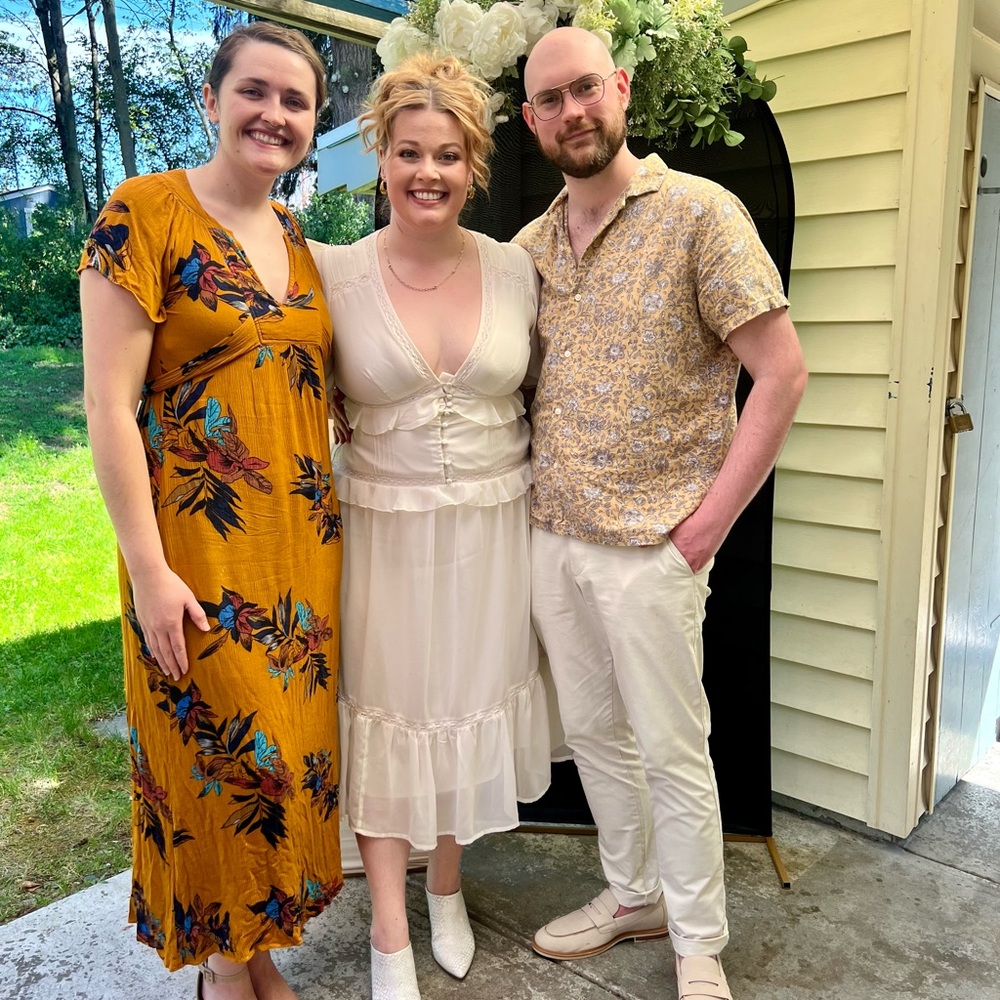 Asos Design Button Through Lace Insert Tiered Mid… - image 8